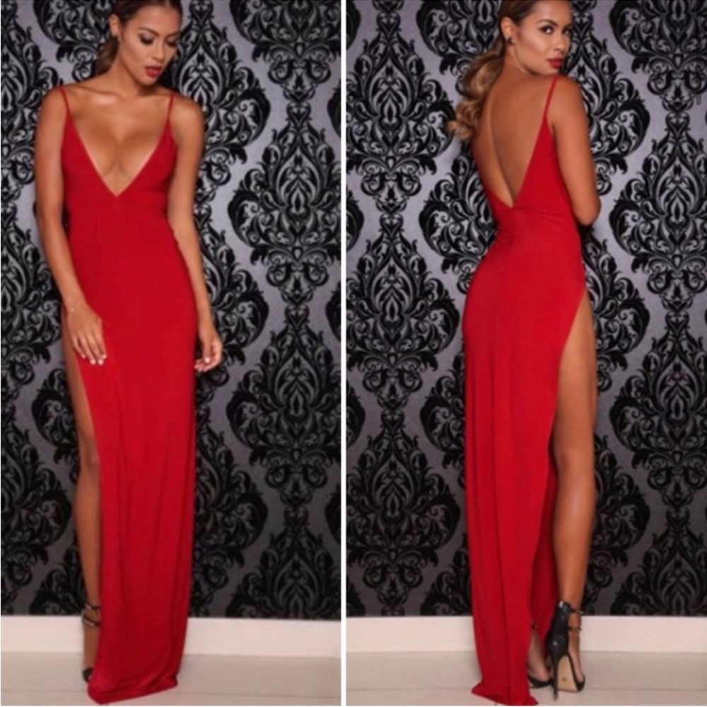 Abyss by Abby Ambrosia Red Dress